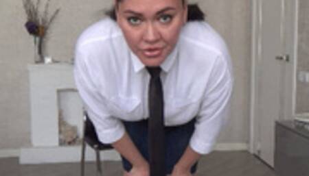 MILF INTERVIEWING EMPLOYEE