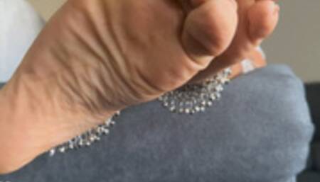 “Smacking my oily soles”