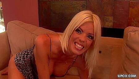 Melanie Ann A Blonde With Large Tits Fucks A Hard Cock P1