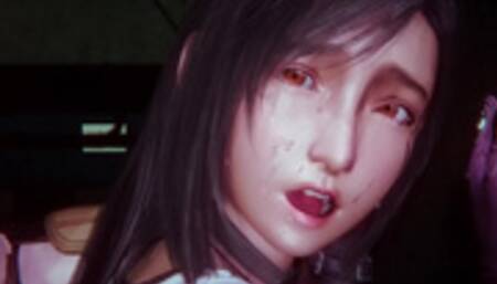 Tifa in the parking lot passionate sex ~ exclusive production