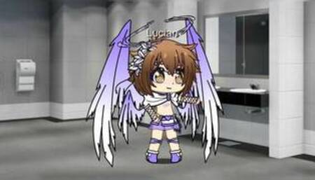 Lucian gets railed in a public bathroom