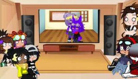 Aftons and Emily (+Ennard and Casey) react to William fuck the Bonnie’s