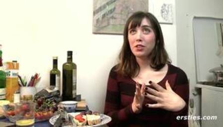 Ersties - Hairy Girl Uses a Vibrator On Her Pussy