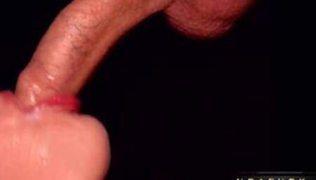 CLOSE UP Perfect Sloppy Milking Mouth