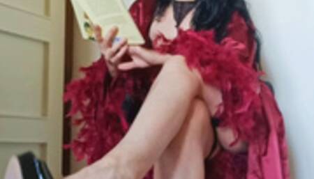 I IGNORE YOU AND MY SHOES THAT DANGLE UNDER YOUR EYES