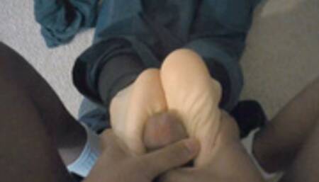 Footjob with My Korean Bartender!- Male Feet, Gay Foot Fetish