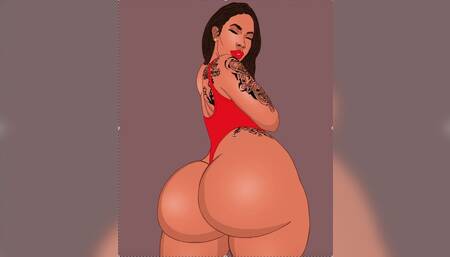 Gigi cartoon preview WIP