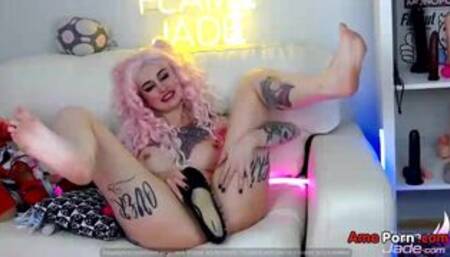 Awesome Babe High Heel Licking Pussy And Anal Insertion With Squirt