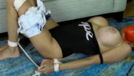 Blackmailed, Bound & Gagged - Big Boob Step Mom Caroline Summers (MP4)