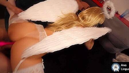 White Angel Pawg Teen Gets Destroyed By Massive Cock And Get A Creampie In Return P1