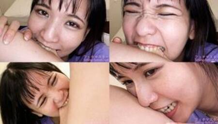 Rin - Biting by Japanese cute girl bite-239-2