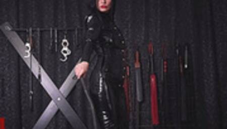 Shiny Catsuit And A long Bullwhip (FULL HD) – Lady Amira