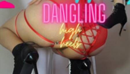 Angry tapping and dangling heels