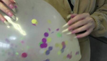 Nails in action - Scratching to burst