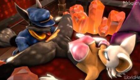 MrSafetyLion Official - Sly Cooper impregnates Rouge the Bat!