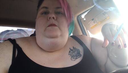 Car smoking and burps, tummy rumbling and even a farting