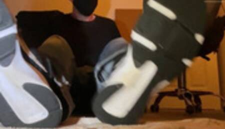 Nighttime foot tease