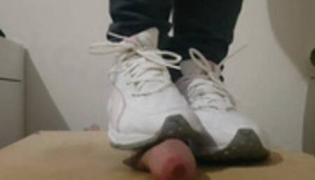 Cock trample cum with Puma Sport