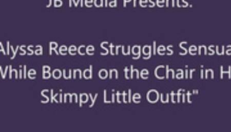 Alyssa Reece Chairbound in Her Shirt and Panties - WMV