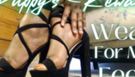 Puppy's Reward: Weak For My Feet