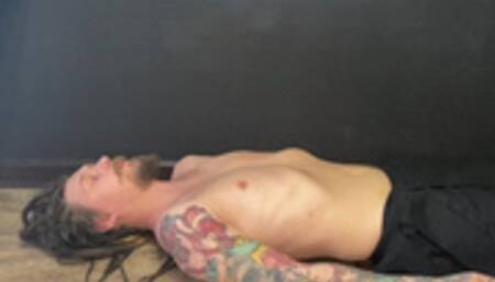 Hard trampling in ankle boots with rough soles