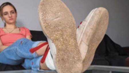 Polly Dirty Sneakers - 4K MP4