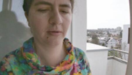 Smoking bubbles and smoke into your face, spitting too