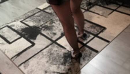 PVC Mistress Bondage Facesitting