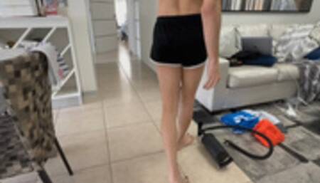 Owllete blows up and humps inflatable till orgasm