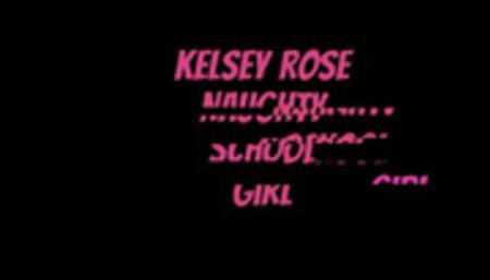 Schoolgirl-Kelsey was being so naughty