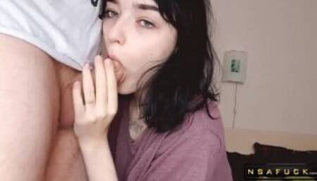 My pussy got wet I had to fuck her