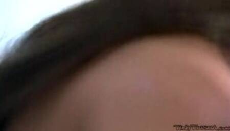 Tiny trisha sucking off then fucking