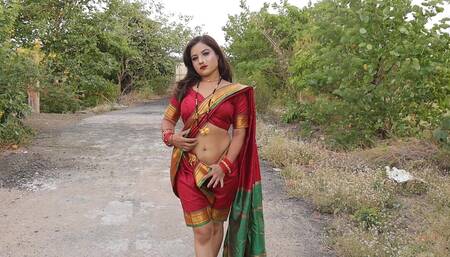 New Bride Look Stripping and Teasing