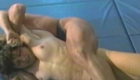 Girl vs Girl Mat Action - Renee and Ziggy