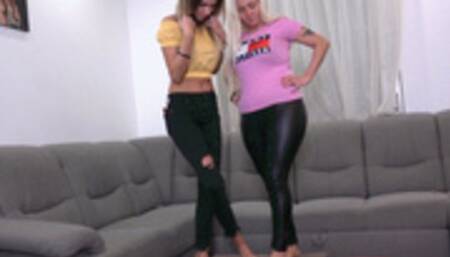 CECILIA And TANYA - Home Slave - ALL FOOT CLIPS - 6 Clips -