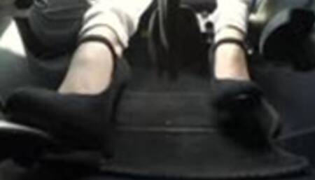 Chrissy finds car keys but can't drive! - Pedal Cam