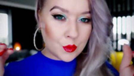 An elegant all white 120 cigarette between my lips [1080p, mp4]