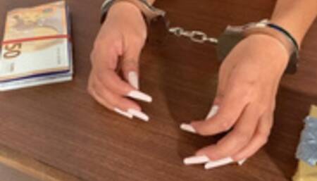 Stefy waiting for police questioning