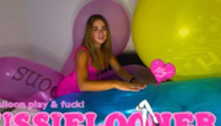 Big Balloon Play & Fuck!