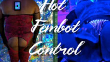 Robotic Woman Controlled by Belly Button Remote