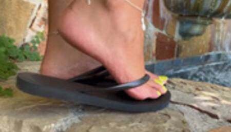 Flip Flop Public Walking