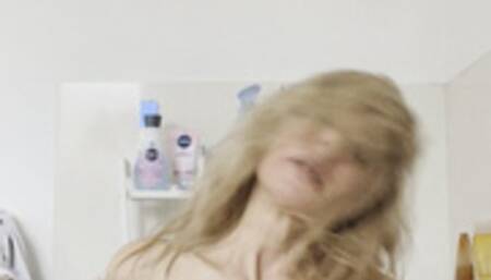 hair washing body washing in bath