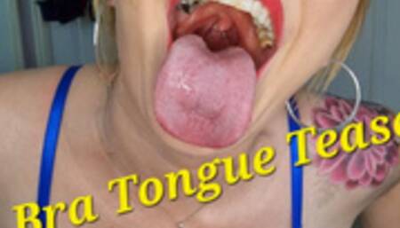 Bra Tongue Tease