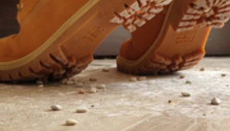 Giantess Cleaning Kitchen in Timberland Boots Pebbles Tinies on the Ground