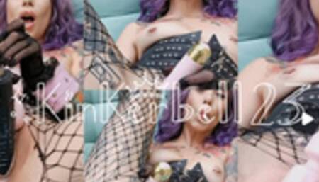 Smoking outdoors and making myself squirt AND cream with dildo