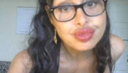 Bikini Boxing to camera