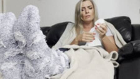 Worship my feet to make me feel better