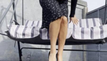 Shoe dangle - whilst I ignore you and read