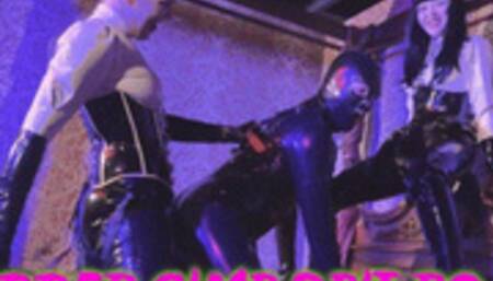 Rubber Gimp Spit Roast ft Lady Valeska and Maz Morbid