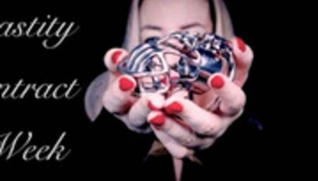 Chastity Contract 1 Week